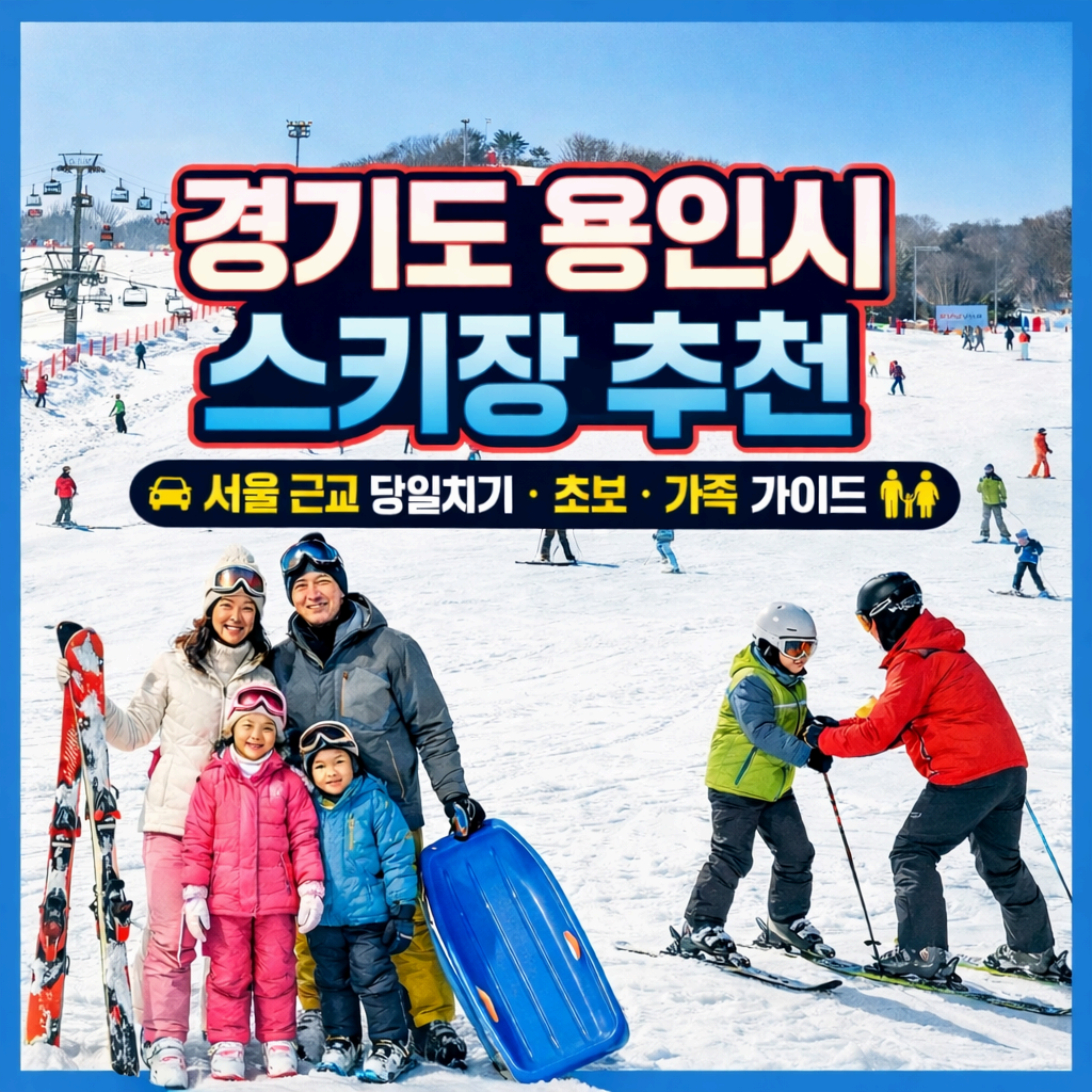 경기도 용인시 스키장 추천｜서울 근교 당일치기·초보·가족 가이드(최신)