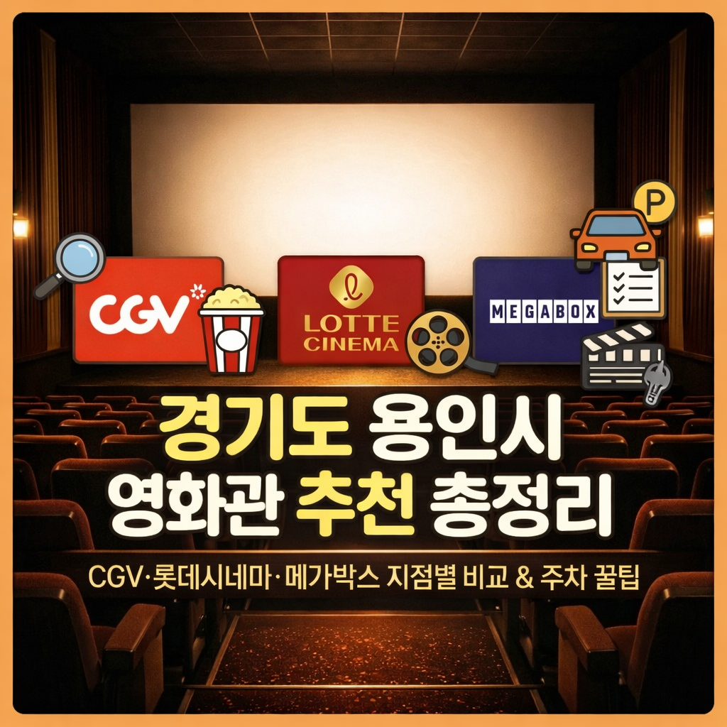 (최신)경기도 용인시 영화관 추천 총정리｜CGV·롯데시네마·메가박스 지점별 비교 & 주차 꿀팁