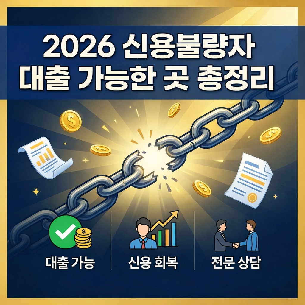 신용불량자 대출 가능한 곳 BEST 5 총정리