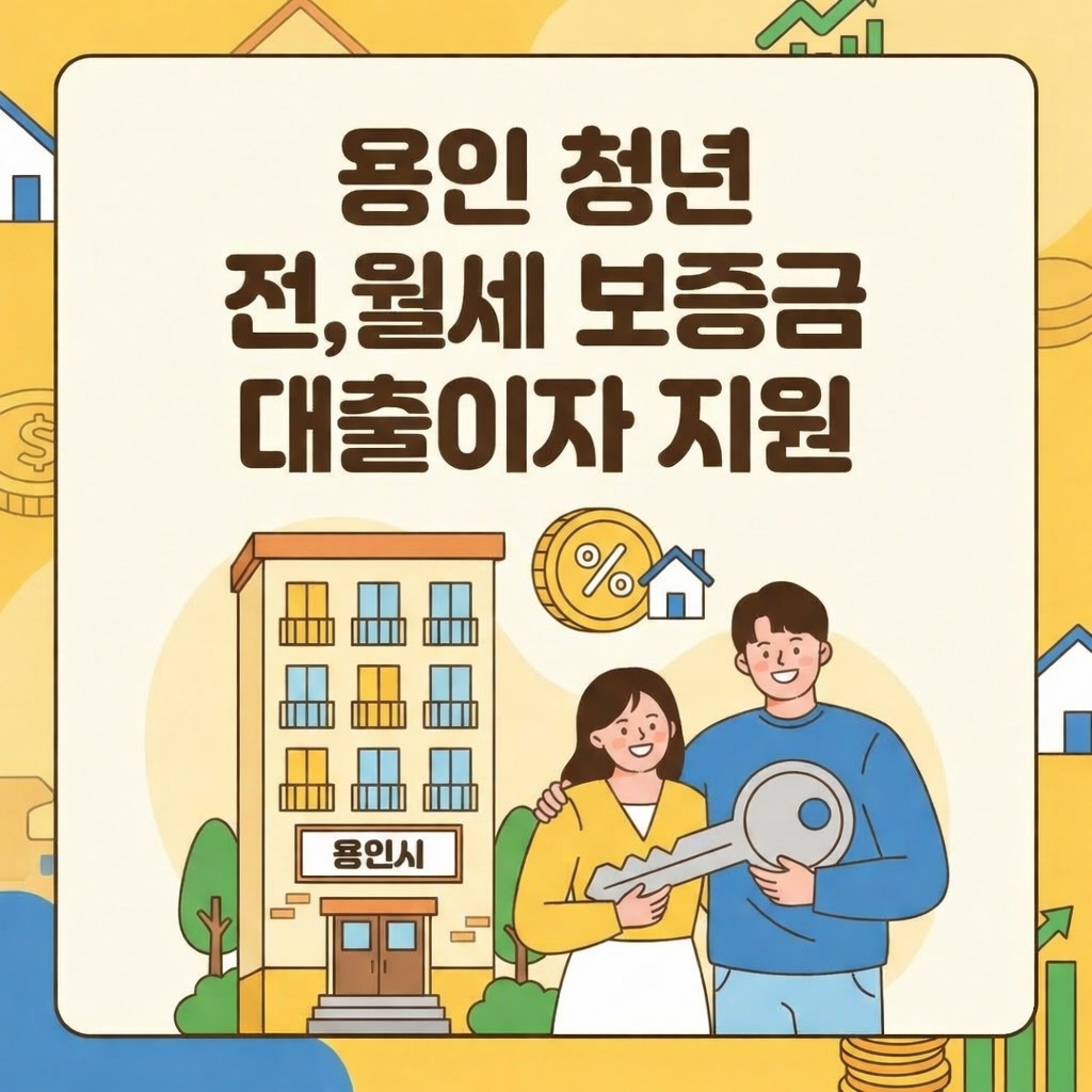 2026 용인시 청년 전세·월세 보증금 대출이자 지원 ｜ 조건·소득기준·제출서류 한눈에