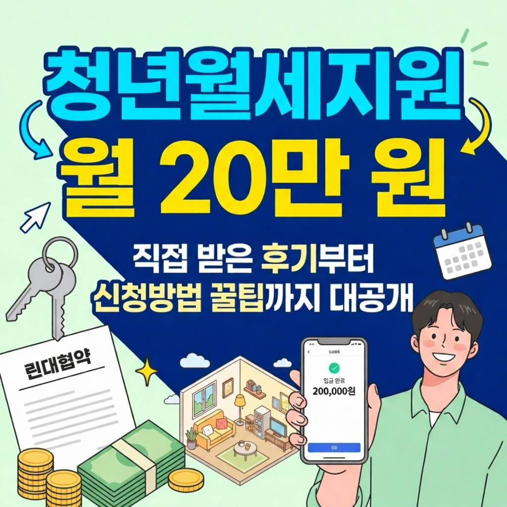 청년월세지원 월 20만 원, 직접 받은 후기부터 신청방법 꿀팁까지 대공개