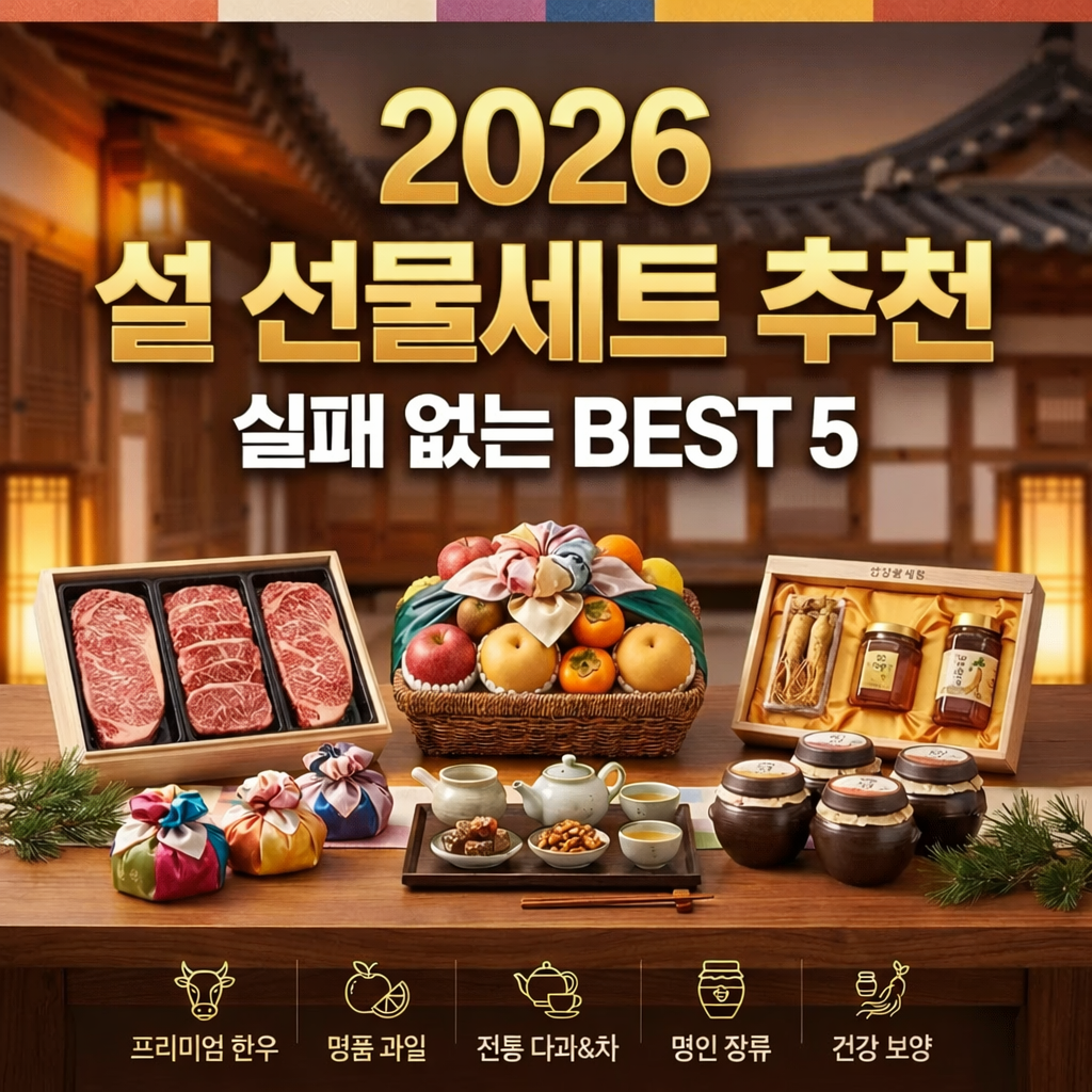 2026 설 선물세트 추천, 5가지로 딱 정리했습니다